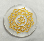 Load image into Gallery viewer, SELENITE CHARGING ROUND PLATE OM 8