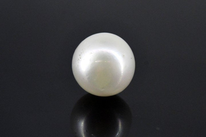 4.48 Ratti Natural South Sea Pearl Beads With Lab Certificate