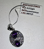 Load image into Gallery viewer, 4.57/GM AMETHYST/ZIRCON (1650)