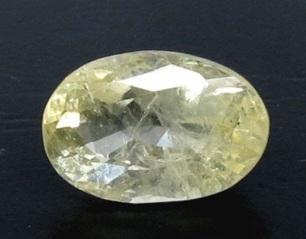 5.71/CT Natural Yellow Sapphire With Govt Lab Certificate (34410)