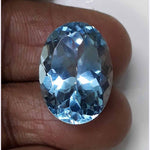 Load image into Gallery viewer, 17.94 Ratti Blue Topaz with Govt Lab Certificate-(1665)