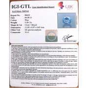 5.50/CT Natural Super Premium Blue Topaz