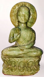Load image into Gallery viewer, Buddha Statue Natural Aventurine Quartz Carved Speicemen-(40)