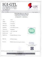 Load image into Gallery viewer, 3.91/CT Natural Emerald Stone with Govt. Lab Certificate-23310