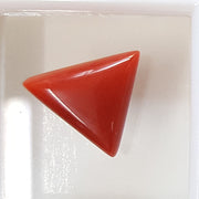 5.33 Ratti Natural Italian Triangular Moonga-(1054)