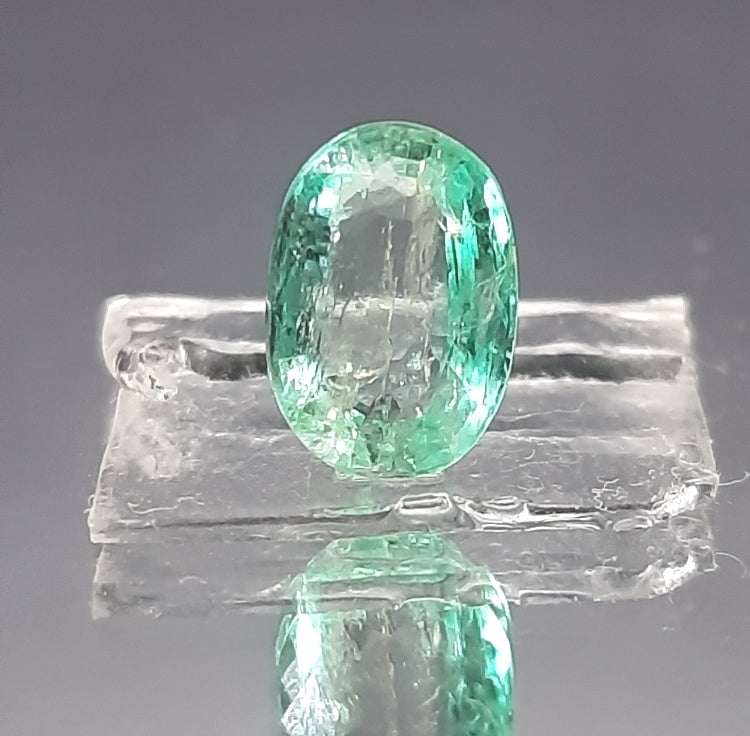 2.42/CT Natural Colombian Panna Stone with Govt. Lab Certified-(89910)