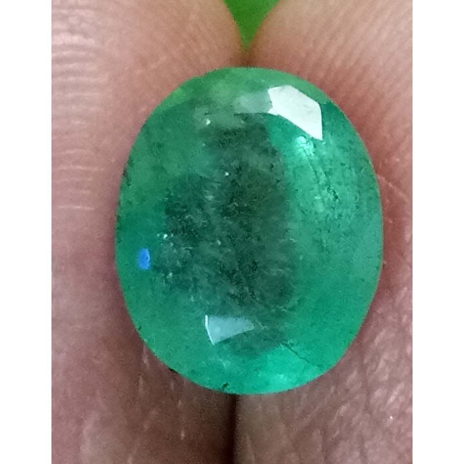 2.87/CT Natural Emerald Stone with Govt. Lab Certificate (12210)