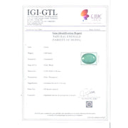3.82/CT Natural Emerald Stone with Govt. Lab Certificate (12210)