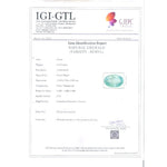 Load image into Gallery viewer, 3.69 Ratti Natural Panna Stone with Govt. Lab Certificate (23310)