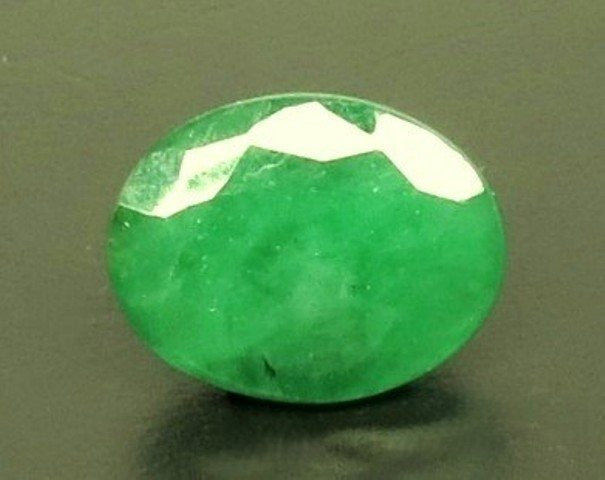 5.84/CT Natural Panna Stone with Govt. Lab Certificate-4551