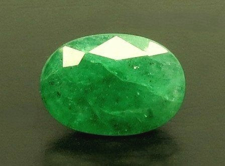 5.82/CT Natural Panna Stone with Govt. Lab Certificate-6771