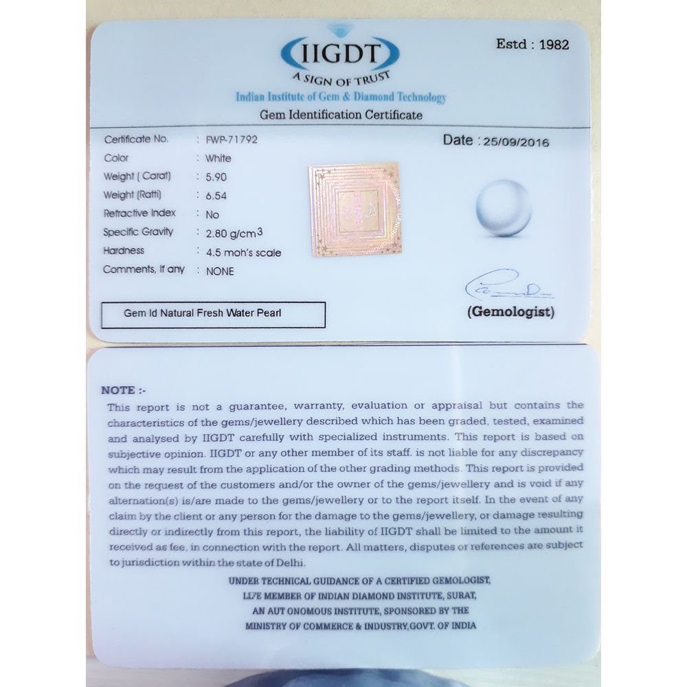 5.90/CT NATURAL FRESH WATER PEARL