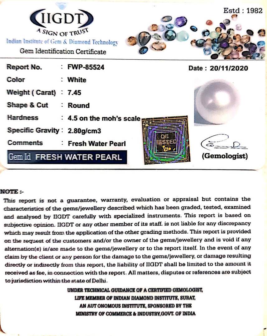 8.26 Ratti Fresh Water Pearl (277)
