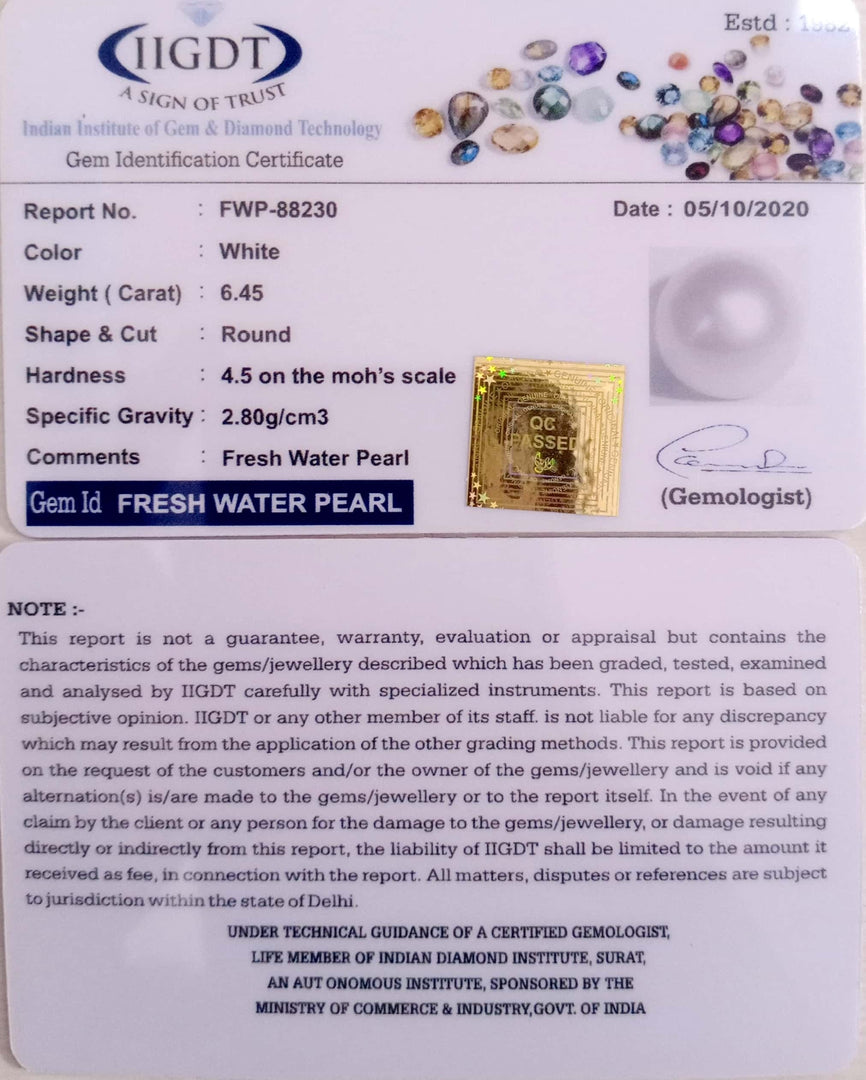 7.15 Ratti Fresh Water Pearl (277)