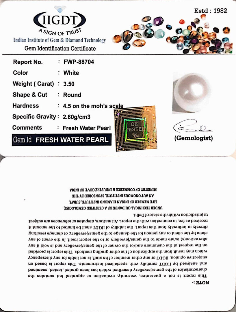 3.50/CT Natura Fresh Water Pearl (277)