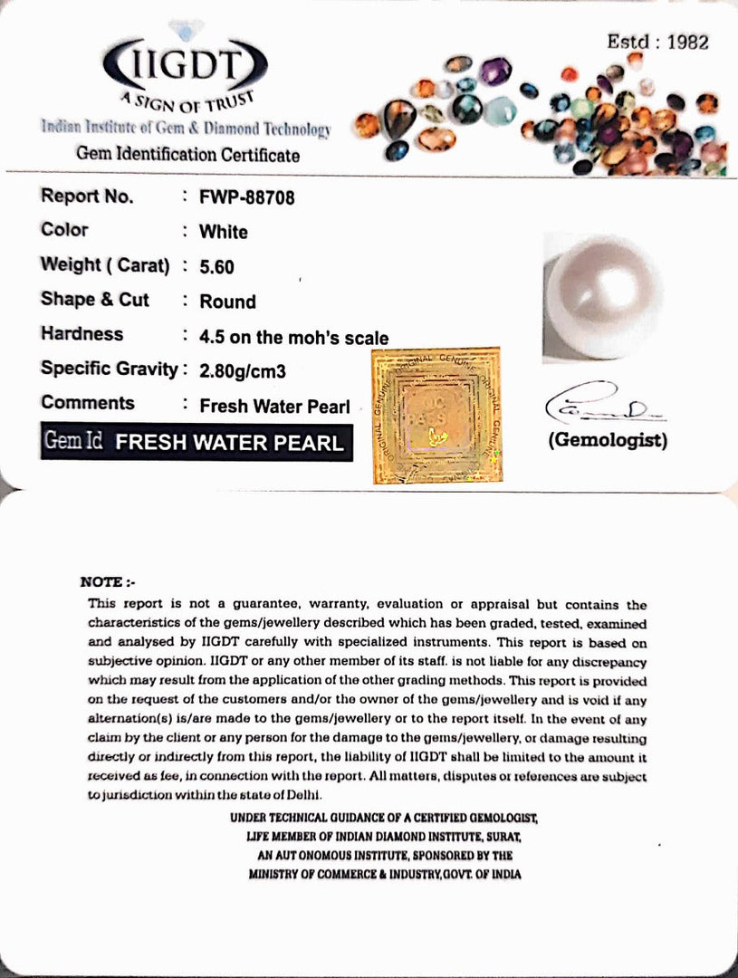 5.60/CT Natura Fresh Water Pearl (277)