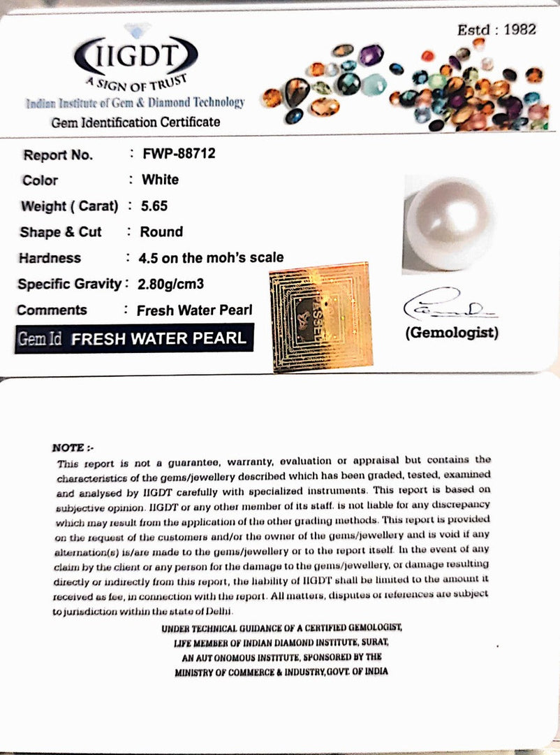 5.65/CT Natura Fresh Water Pearl (277)