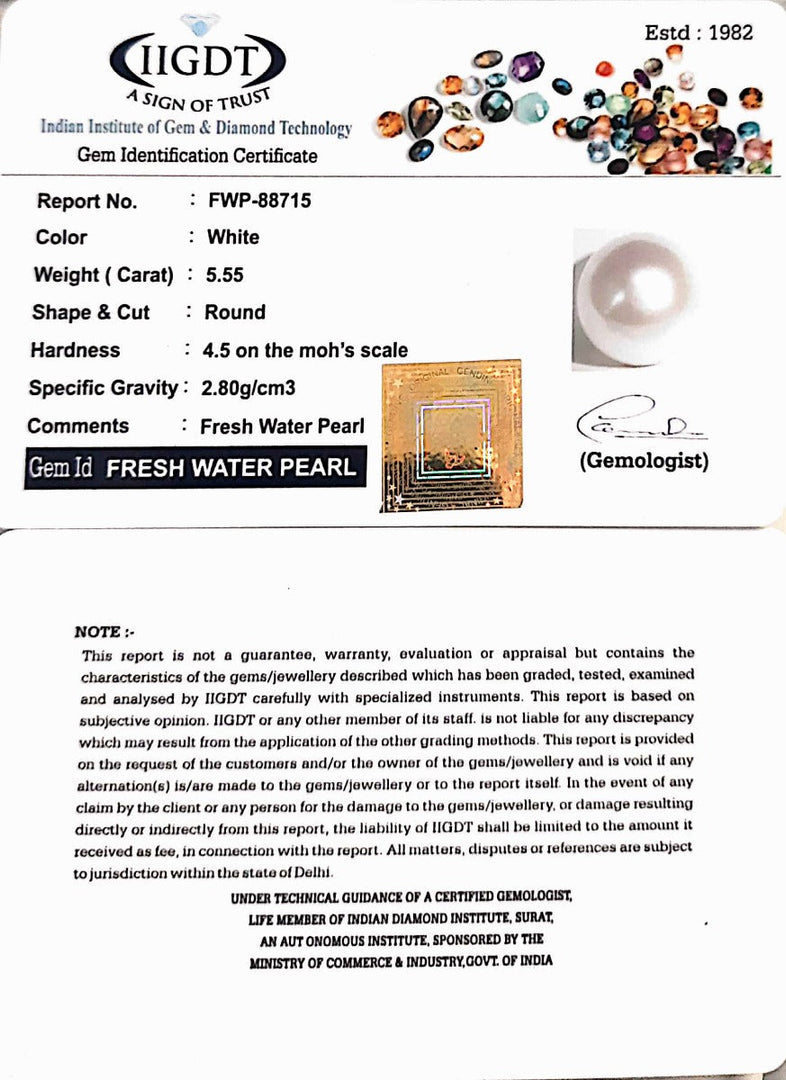 5.55/CT Natura Fresh Water Pearl