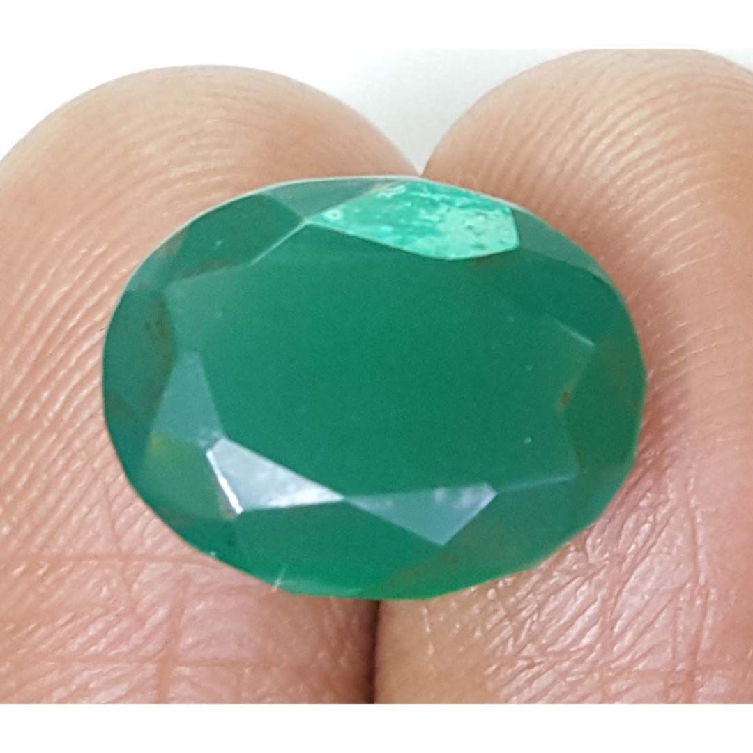 Natural 8.08/CT Onyx Stone with Deep Black Finish