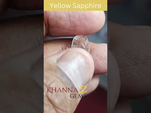 3.81/CT Natural White Sapphire with Govt Lab Certificate-YELSA9V