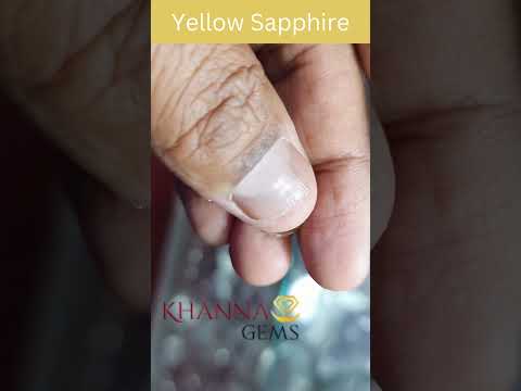 5.62/CT Yellow Sapphire with Govt Lab Certificate-(YELSA9W)