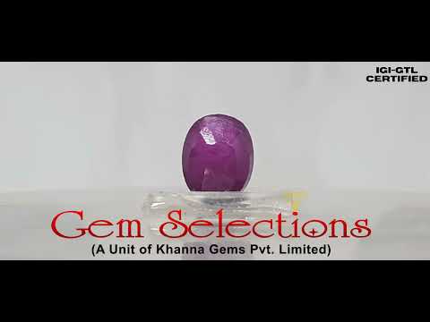 5.52 Ratti Natural New Burma Ruby with Govt. Lab Certificate (5661)