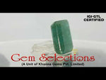 Load image into Gallery viewer, 11.08 Ratti Natural Panna Stone with Govt. Lab Certified-(2331)