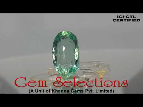 2.42/CT Natural Colombian Panna Stone with Govt. Lab Certified-(89910)