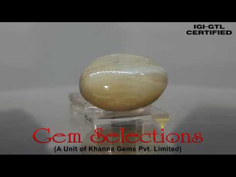 19.32 Ratti Natural Chrysoberyl Cat's Eye With Govt. Lab Certificate-(6771)