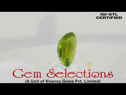 4.66 Ratti Natural Peridot With Govt.Lab Certificate