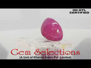 8.19 Ratti Natural Neo Burma Ruby with Govt Lab Certificate-(12210)