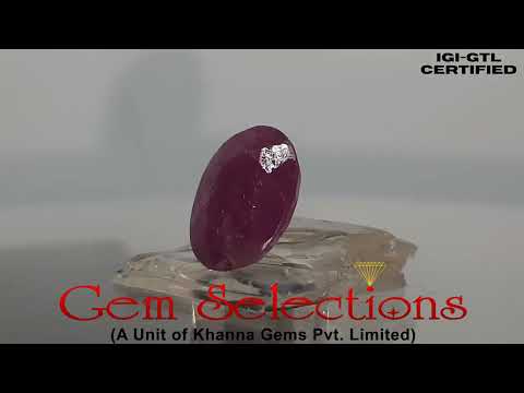 4.24 Ratti Natural Mozambique Ruby with Govt. Lab Certificate-(7881)
