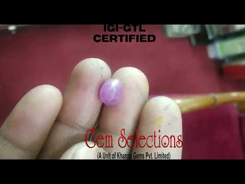 5.13 Ratti Natural New Burma Ruby with Govt Lab Certificate-(4551)