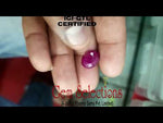 Load image into Gallery viewer, 9.11 Ratti Natural Indian Ruby with Govt. Lab Certificate-(1221)