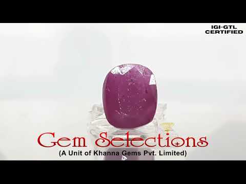 5.05 Ratti Natural New Burma Ruby with Govt. Lab Certificate-(4551)