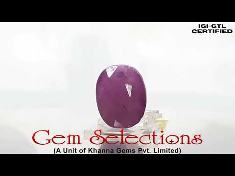 9.17 Ratti Natural New Burma Ruby with Govt. Lab Certificate-(3441)