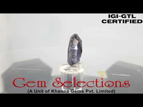 4.56 Ratti Natural Iolite with Govt. Lab Certificate-(1100)