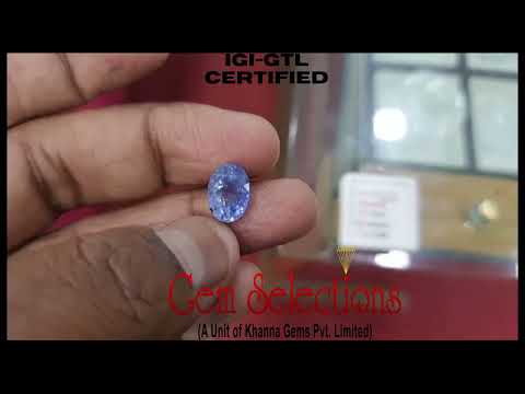 5.05/CT Natural Blue Sapphire With Govt Lab Certificate-BLUSA9A