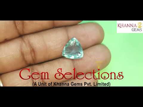 7.40/CT Natural Triangular Green Fluorite