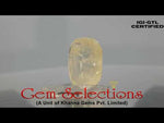 Load image into Gallery viewer, 4.02/CT Natural Ceylonese Yellow Sapphire with Govt Lab Certificate (4551)
