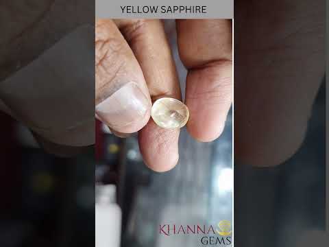 8.40/CT Natural Yellow Sapphire with Govt Lab Certificate-78810