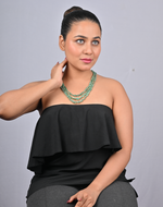 Load image into Gallery viewer, 65.2/GM THREE LAYER EMERALD BEEDS MALA (600)