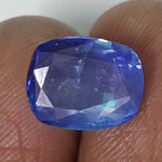 Load image into Gallery viewer, 4.64/Carat Natural Blue Sapphire with Govt Lab Certificate-BLUSA9A