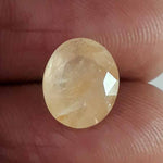 Load image into Gallery viewer, 6.70 Ratti Natural yellow sapphire with Govt Lab Certificate-(4100)