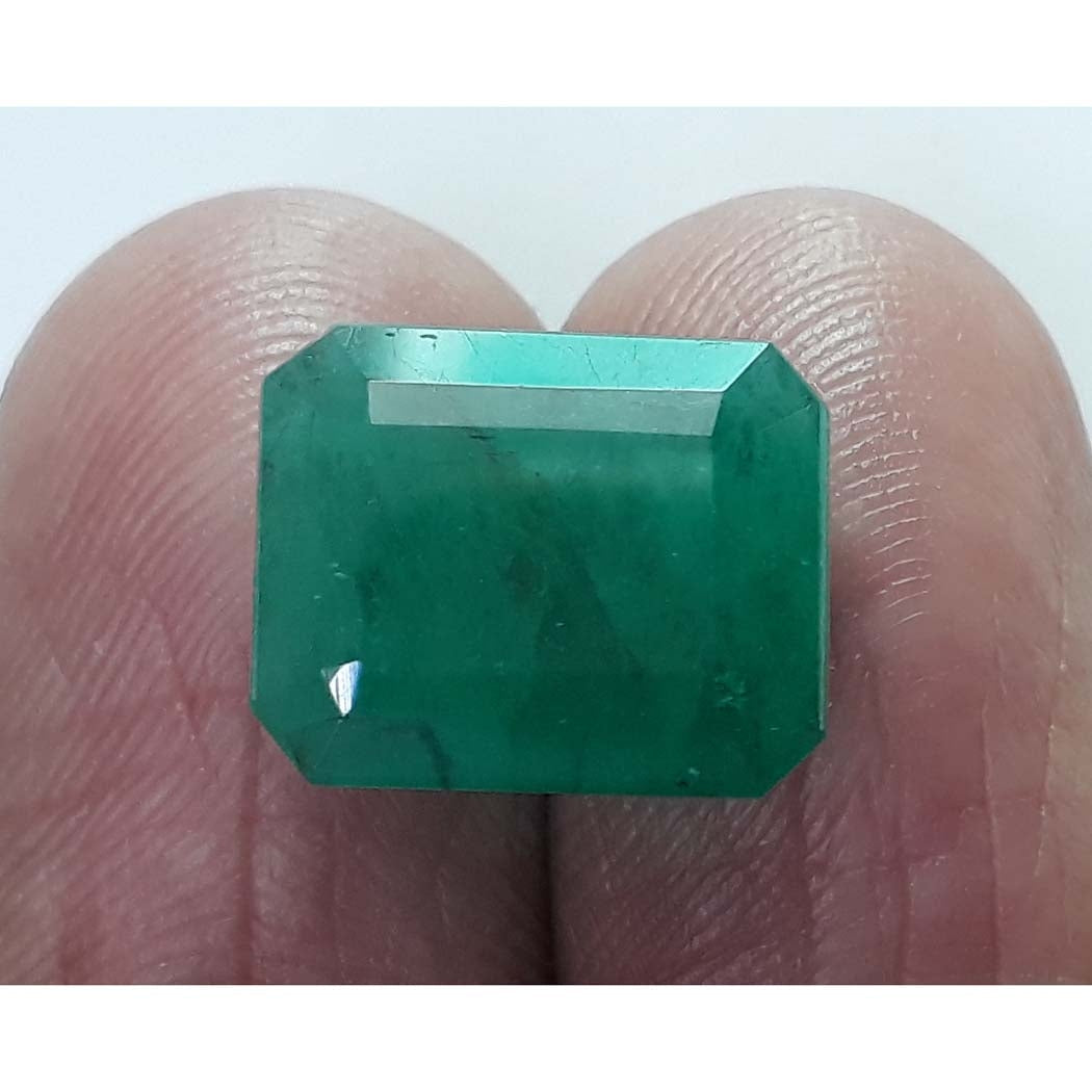 8.18/CT Natural Panna Stone With Govt. Lab Certificate (6771)