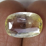 Load image into Gallery viewer, 6.10/CT Natural Yellow Sapphire With Govt Lab Certificate-56610