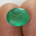 Load image into Gallery viewer, 4.44/CT Natural Emerald Stone With Govt. Lab Certificate (12210)