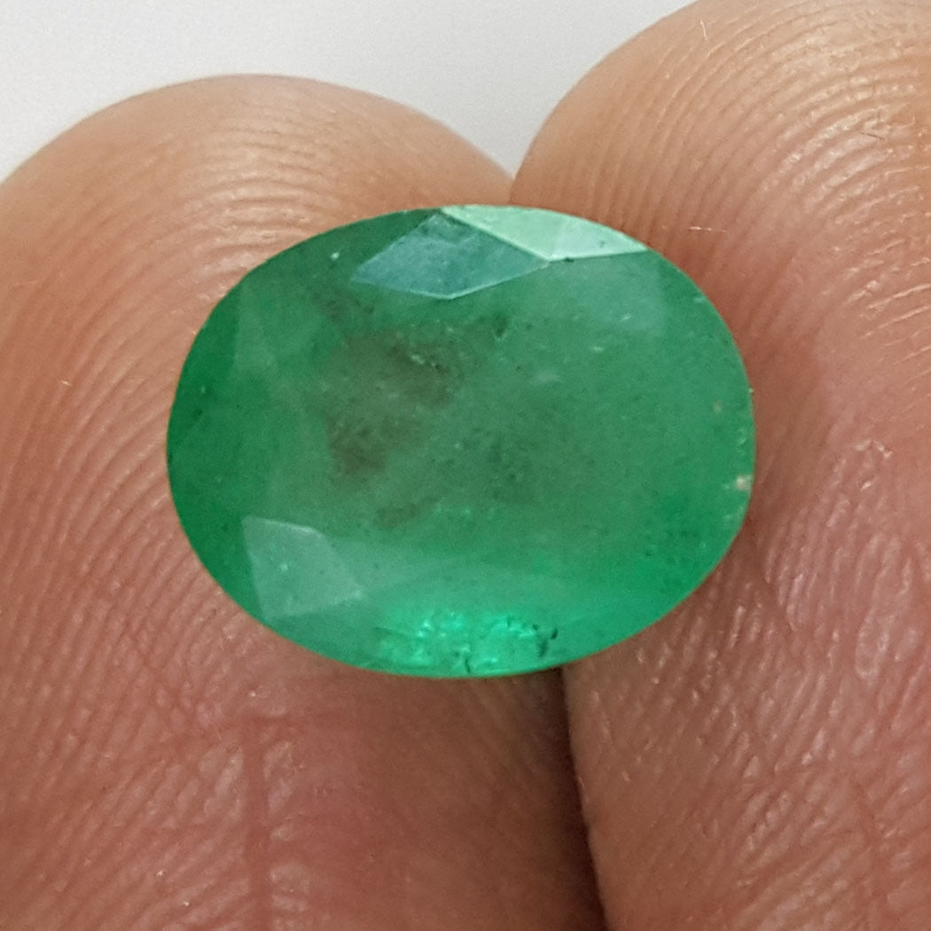 4.44/CT Natural Emerald Stone With Govt. Lab Certificate (12210)