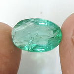 Load image into Gallery viewer, 3.44 Ratti Natural Panna Stone with Govt. Lab Certificate (23310)