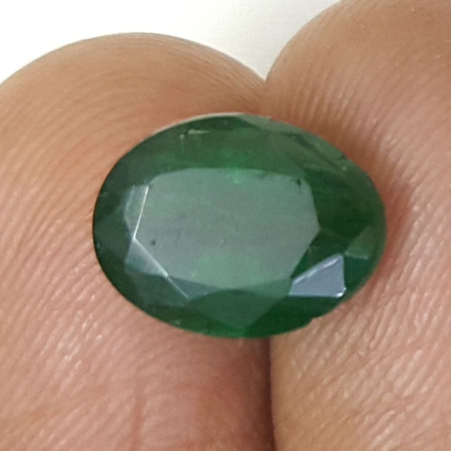 2.71/CT Natural Panna Stone With Govt. Lab Certificate (6771)